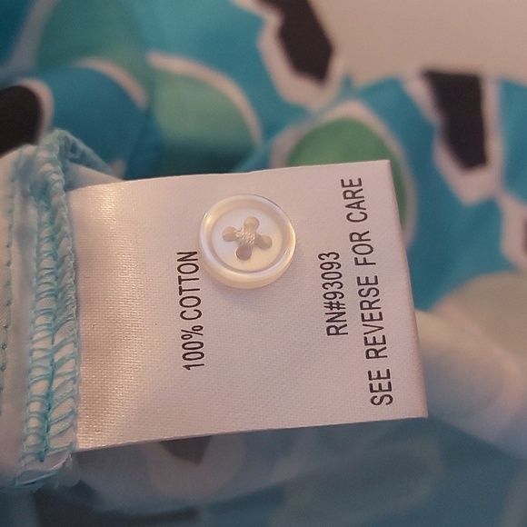 NWT Tyler Boe Novelty Sunglasses Print Popover Tunic Top 100% Cotton Size Small - Picture 7 of 8